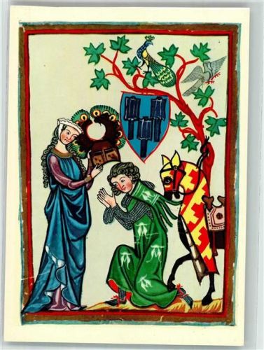 Heidelberg Der Schenk von Limburg Miniatur König Tyro von Schotten