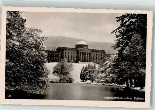 Wilhelmshöhe Fontaineteich mit Schloss Wilhelmshöhe Verlag Trinks & Co.