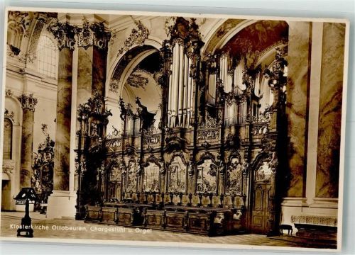 Ottobeuren 1937 Kirchenorgel Chorgestühl Klosterkirche