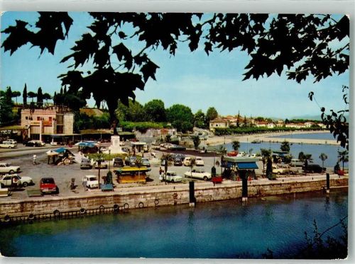 Peschiera del Garda 1975 Gardasee Marktszene Auto