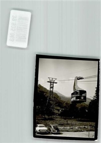 Bergen Seilbahn auf den Hochfelln Opel Kadett VW Käfer Foto Original aus Archiv eines Ansichtskartenverlags Ort handschriftlich