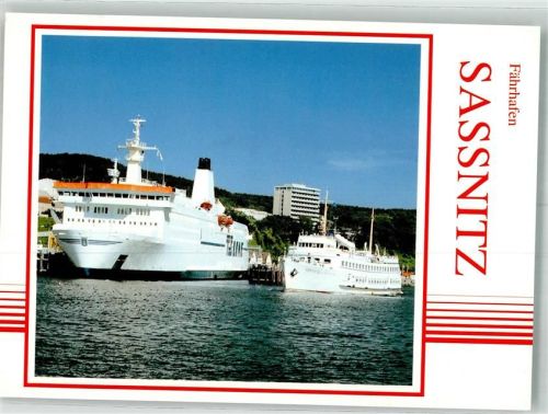 Sassnitz Hafen Fähre Motoschiff Foto Peters