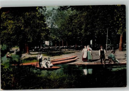 Lübbenau 1908 Tracht Gasthaus Pohlenzschänke