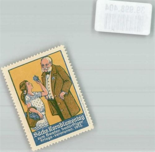 Chemnitz 1913 Sächsischer Kornblumentag zum Besten bedürftiger Kriegs-Veteranen