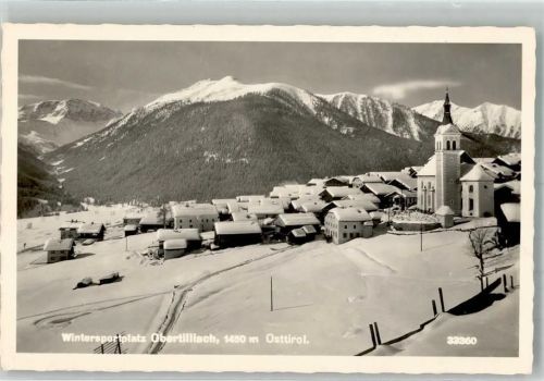 Obertilliach 1957 Kirche Winter