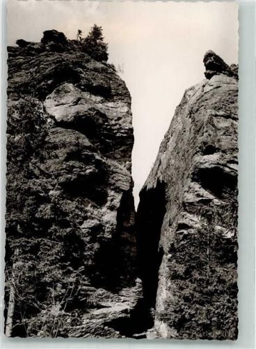 Arnbruck Felsformation Rauchröhren Foto Original aus Archiv eines Ansichtskartenverlags Ort handschriftlich