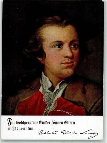 Gotthold Ephraim Faksimile Bildkarte