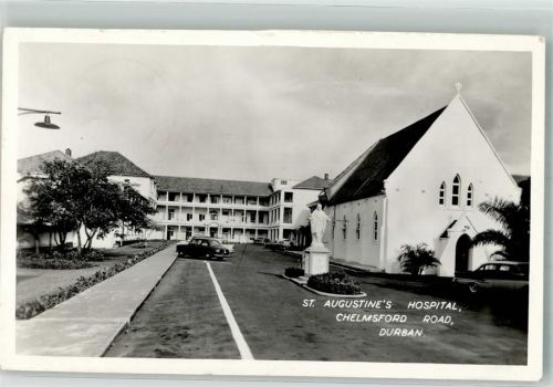 Durban 1963 Krankenhaus St. Augustine´s Hospital Denkmal Auto
