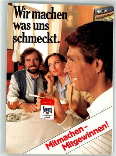 Lahr Senoussi Selfmade der Badischen Tabak-Manufaktur Preisausschreiben