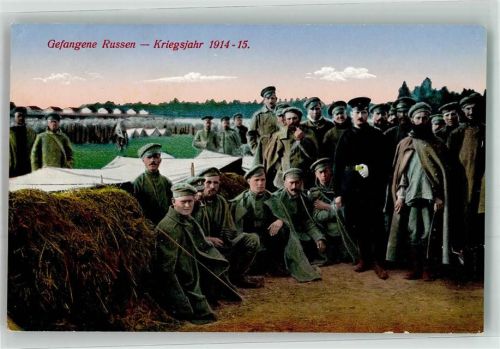 Gefangene Russen Kriegsjahr 1914-15