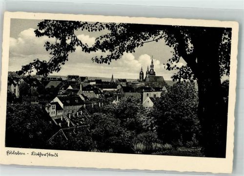 Lutherstadt Eisleben 1939 mit Kirche St. Andreas über den Dächern der Altstadt