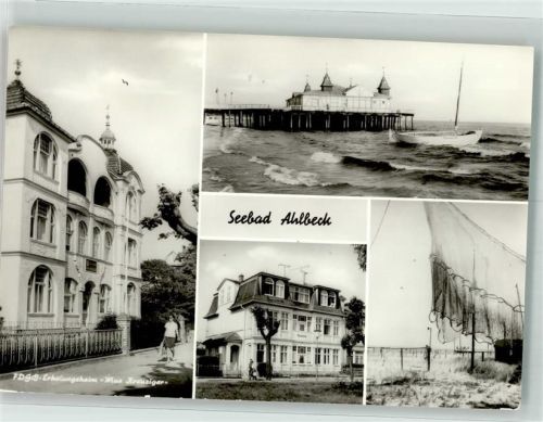 Ahlbeck Schwimmbad Pension FDGB Ferienheim Seebrücke
