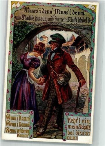 Volksliederkarten Nr. 4 Muß i denn