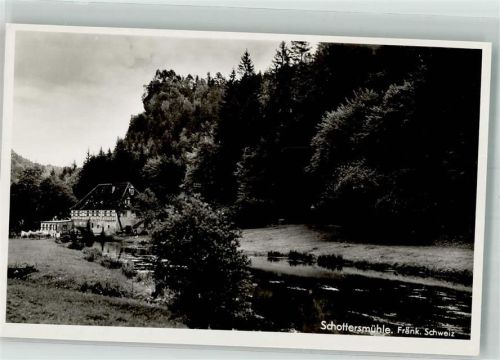 Schottersmühle Wiesenttal mit Gasthaus Schottersmühle