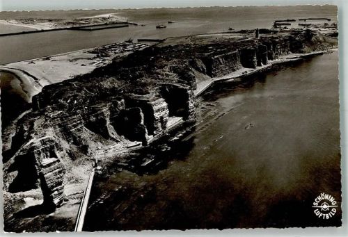 Helgoland Fliegeraufnahme der Westküste der Insel