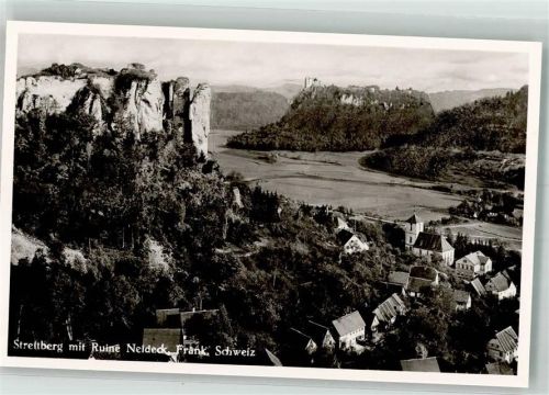 Streitberg mit Dreieinigkeitskirche und Burgruine Neideck