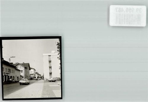 Penzberg Strasse Auto Ort handschriftlich Foto Original aus Archiv eines Ansichtskartenverlags