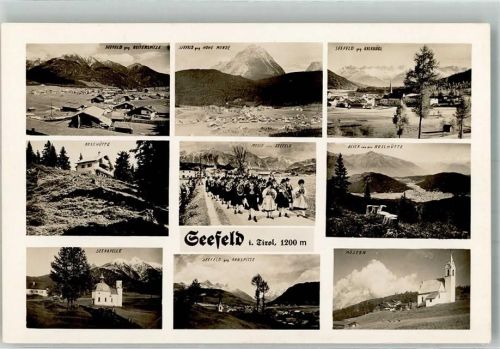 Seefeld 1935 Tracht Kirche