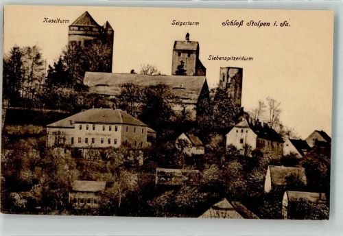 Stolpen Koselturm Seigerturm Schloss Siebenspitzenturm