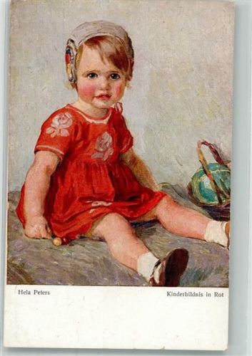 Kinderbildnis in Rot A.H.F. Nr. 654