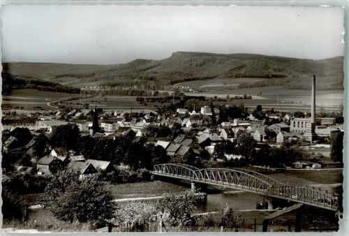 31860 W3254 Kirchohsen FOTO KEINE AK Brücke Fabrik Ort handschriftlich Foto Original aus Archiv eines Ansichtskartenverlags