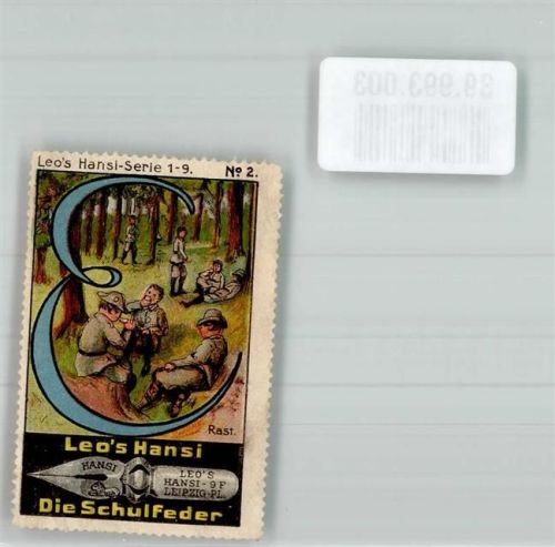 Leipzig Leo`s Hansi Serie 1-9 Rast No. 2 Die Schulfeder E