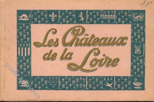 Les Chateaux de la Loire Leporello mit 12 Ansichtskarten