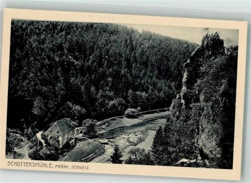 Schottersmühle Wiesenttal mit Gasthaus Schottersmühle