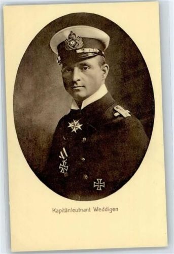Kapitänleutnant Weddigen