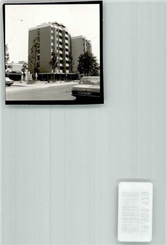 Penzberg Rathausplatz Auto Ort handschriftlich Foto Original aus Archiv eines Ansichtskartenverlags
