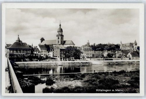 Kitzingen Teilansicht, Mainpartie