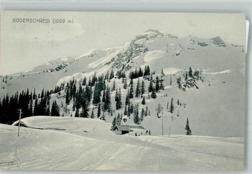 Neuhaus 1911 Winter Unterkunftshaus Bodenschneid