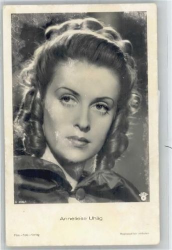 Uhlig, Anneliese Filmschauspieler