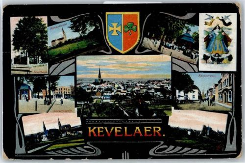 47623 W4178 Kevelaer - Pfarrkirche, Gnadenkapelle, Priesterhaus, Kreuzbaum