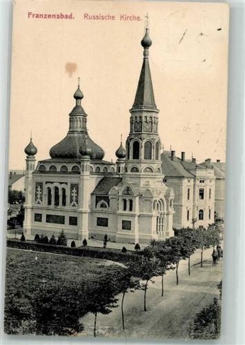 Frantiskovy Lazne 1912 Russische Kirche