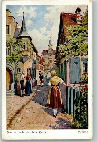 Nun lebe wohl ddu kl. Gasse Uvachrom Nr. 5916 Serie 483