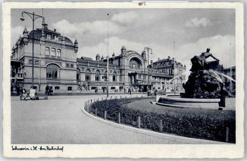 Schwerin Am Bahnhof, Brunnen