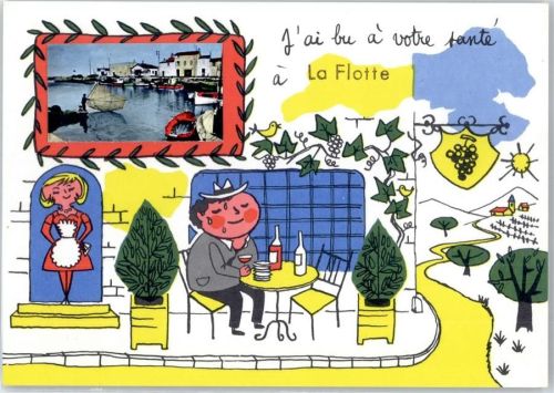 La Flotte Leporello, Im Weinrestaurant, Hafen