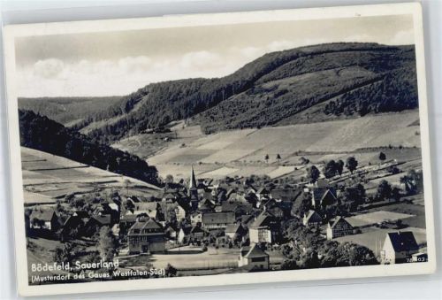 Bödefeld Kirche, Ortsansicht