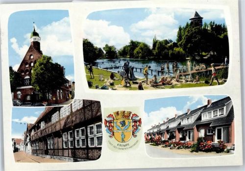 Krempe Schwimmbad, Siedlung, Gasthaus