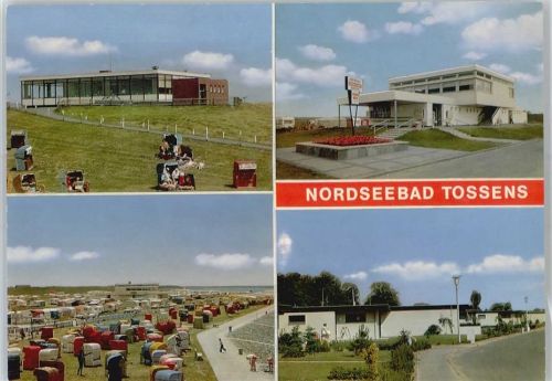 Tossens Strandhalle Teilansichten