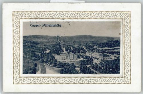 Wilhelmshöhe Leporello, Schloß, Blick zum Herkules