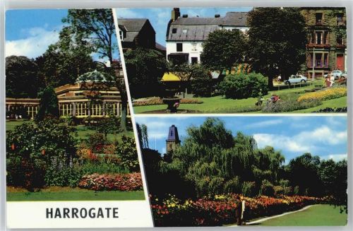 Harrogate The Sun Walk Valley Gardens, Montpellier Parade and Gardens, The Dahlia Walk AKU1