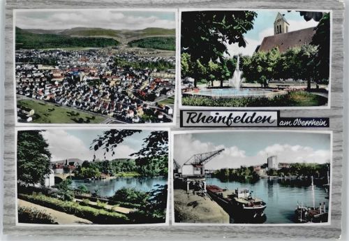 Rheinfelden Hafen , Fliegeraufnahme