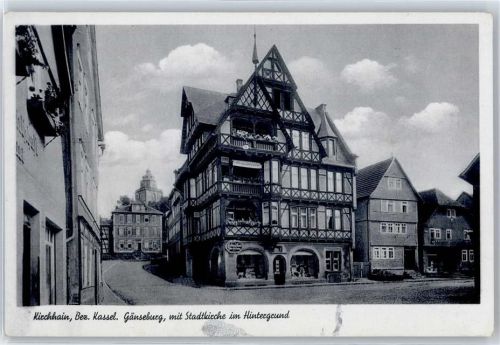 Kirchhain Gänseburg mit Stadtkirche