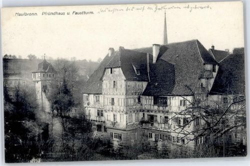 Maulbronn Pfründhaus, Faustturm