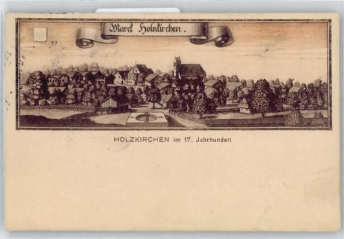 Holzkirchen alter Stich