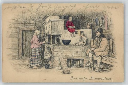 Russland Bauernstube