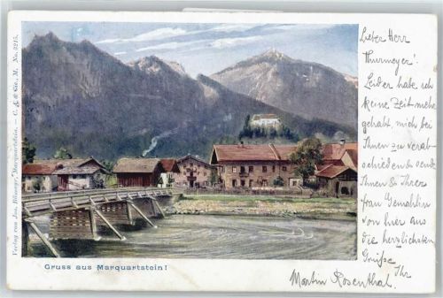 Marquartstein Teilansicht, Brücke