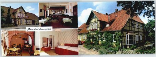 Barum Gasthaus Zum alten Bauernhaus, Klapp-Karte